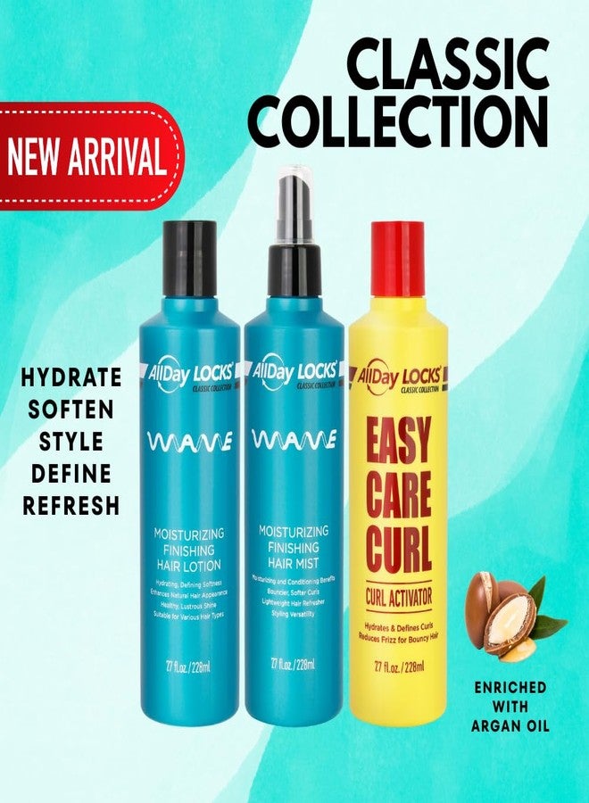 AllDay Locks Classic Easy Care Curl Activator (7.7 oz) | Hydrating & Frizz-Free Curl-Enhancer Milk | Nourish, Replenish & Define Curly Hair | Springy, Flexible Hold | 7.7 oz - Image 5